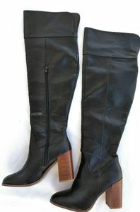 High knee black boots 👢 Sz 8.5